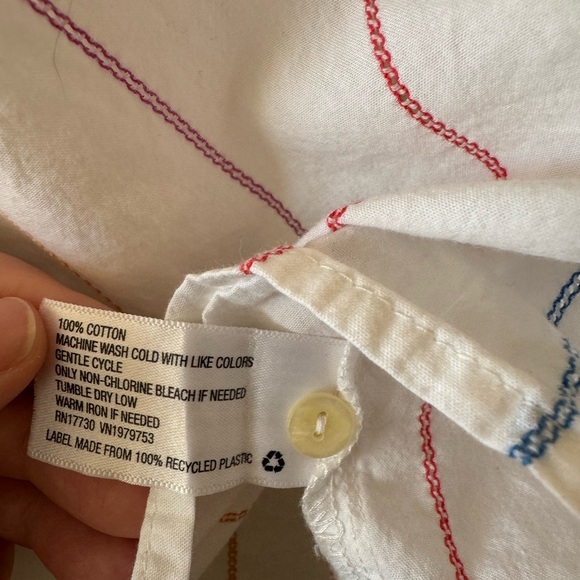 EUC Universal Thread Embroidered Cotton Tank - Picture 6 of 8